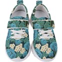 Blue roses Kids  Velcro Strap Shoes View1