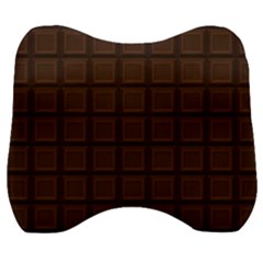 Chocolate Velour Head Support Cushion by goljakoff