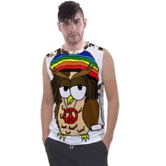  Rainbow Stoner Owl Men s Regular Tank Top