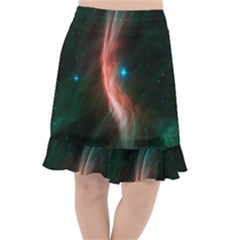   Space Galaxy Fishtail Chiffon Skirt by IIPhotographyAndDesigns