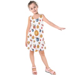 Muffins Love Muffins Love Kids  Sleeveless Dress by designsbymallika