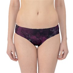 Purple Alcohol Ink Hipster Bikini Bottoms by Dazzleway