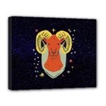 Zodiak Aries Horoscope Sign Star Deluxe Canvas 20  x 16  (Stretched)