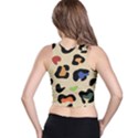 Animal Print Design Racer Back Crop Top View2