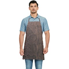 Leather Snakeskin Design Kitchen Apron by ArtsyWishy