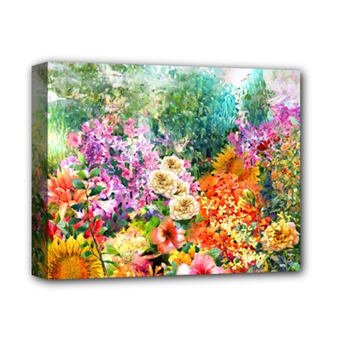 Forest Flowers  Deluxe Canvas 14  X 11  (stretched) by ArtsyWishy