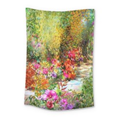 Forest Flowers  Small Tapestry by ArtsyWishy