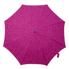 Pink Denim Design  Hook Handle Umbrellas (small) by ArtsyWishy