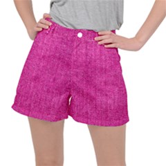 Pink Denim Design  Ripstop Shorts by ArtsyWishy