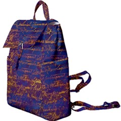 Majestic Purple And Gold Design Buckle Everyday Backpack by ArtsyWishy