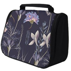 Butterflies And Flowers Painting Full Print Travel Pouch (big) by ArtsyWishy