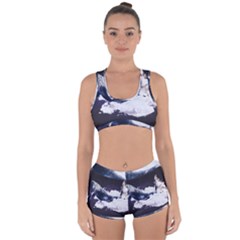 Blue Whale Dream Racerback Boyleg Bikini Set by goljakoff