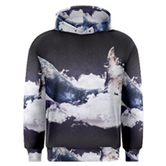 Blue Whale Dream Men s Overhead Hoodie by goljakoff