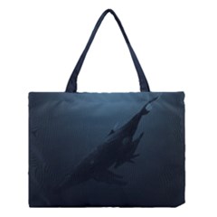 Blue Whale Family Medium Tote Bag by goljakoff