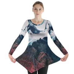 Dream Whale Long Sleeve Tunic  by goljakoff