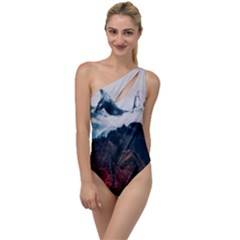 Dream Whale To One Side Swimsuit by goljakoff
