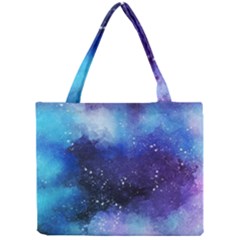 Blue Space Paint Mini Tote Bag by goljakoff