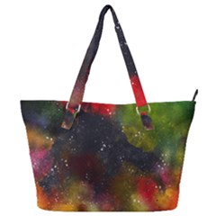 Color Splashes Full Print Shoulder Bag by goljakoff