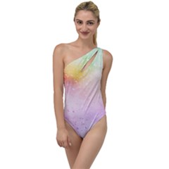 Rainbow Splashes To One Side Swimsuit by goljakoff