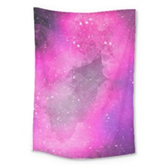 Purple Space Large Tapestry by goljakoff