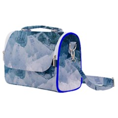 Blue Ocean Waves Satchel Shoulder Bag by goljakoff