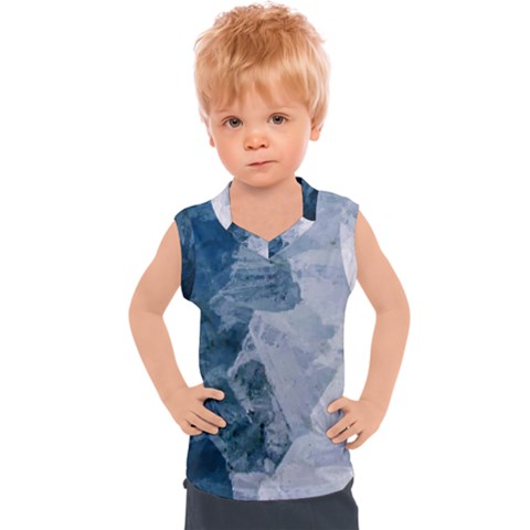 Blue Waves Kids  Sport Tank Top by goljakoff