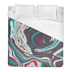 Vector Vivid Marble Pattern 1 Duvet Cover (full/ Double Size) by goljakoff