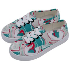 Vivid Marble Pattern Kids  Classic Low Top Sneakers by goljakoff