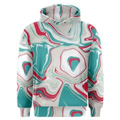 Vivid Marble Pattern Men s Overhead Hoodie by goljakoff