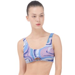 Rose And Blue Vivid Marble Pattern 11 The Little Details Bikini Top by goljakoff