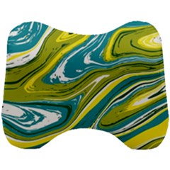 Vector Vivid Marble Pattern 13 Head Support Cushion by goljakoff