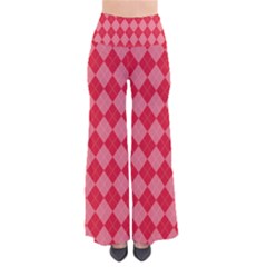 Red Diamonds So Vintage Palazzo Pants