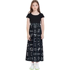 Hobo Signs Collected Inverted Kids  Skirt by WetdryvacsLair