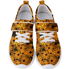 Rudbeckias  Men s Velcro Strap Shoes by Sobalvarro