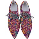 Paisley Purple Pointed Oxford Shoes View1
