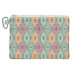 Mandala Baatik Print Canvas Cosmetic Bag (xl)