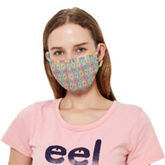 Mandala Baatik Print Crease Cloth Face Mask (adult)