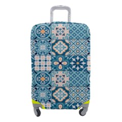 Ceramic Tile Pattern Luggage Cover (small) by designsbymallika