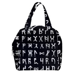 Macromannic Runes Collected Inverted Boxy Hand Bag by WetdryvacsLair