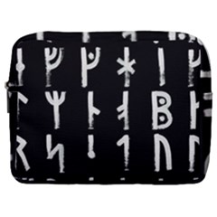 Medieval Runes Collected Inverted Complete Make Up Pouch (large) by WetdryvacsLair