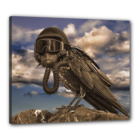 Apocalyptic Future Concept Artwork Canvas 24  X 20  (stretched) by dflcprintsclothing