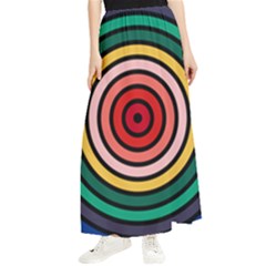 Nine 9 Bar Rainbow Target Maxi Chiffon Skirt by WetdryvacsLair