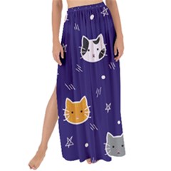 Multi Kitty Maxi Chiffon Tie-up Sarong by CleverGoods