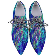 Title Wave, Blue, Crashing, Wave, Natuere, Abstact, File Img 20201219 024243 200 Pointed Oxford Shoes by ScottFreeArt