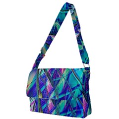 Title Wave, Blue, Crashing, Wave, Natuere, Abstact, File Img 20201219 024243 200 Full Print Messenger Bag (s) by ScottFreeArt