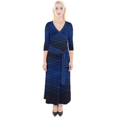 Design B9128364 Quarter Sleeve Wrap Maxi Dress by cw29471