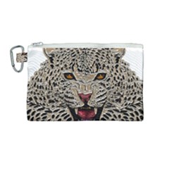 Cat Canvas Cosmetic Bag (medium)