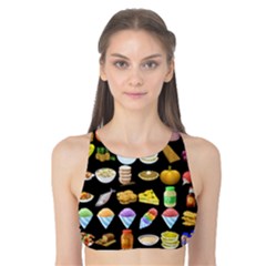 Glitch Glitchen Food Pattern Two Tank Bikini Top by WetdryvacsLair