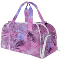 Flowing Marbling Patterns Burner Gym Duffel Bag by kaleidomarblingart