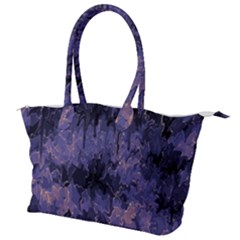 Purple And Yellow Abstract Canvas Shoulder Bag by Dazzleway
